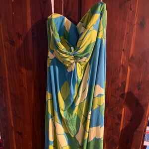 Lily Pulitzer size 10 strapless dress